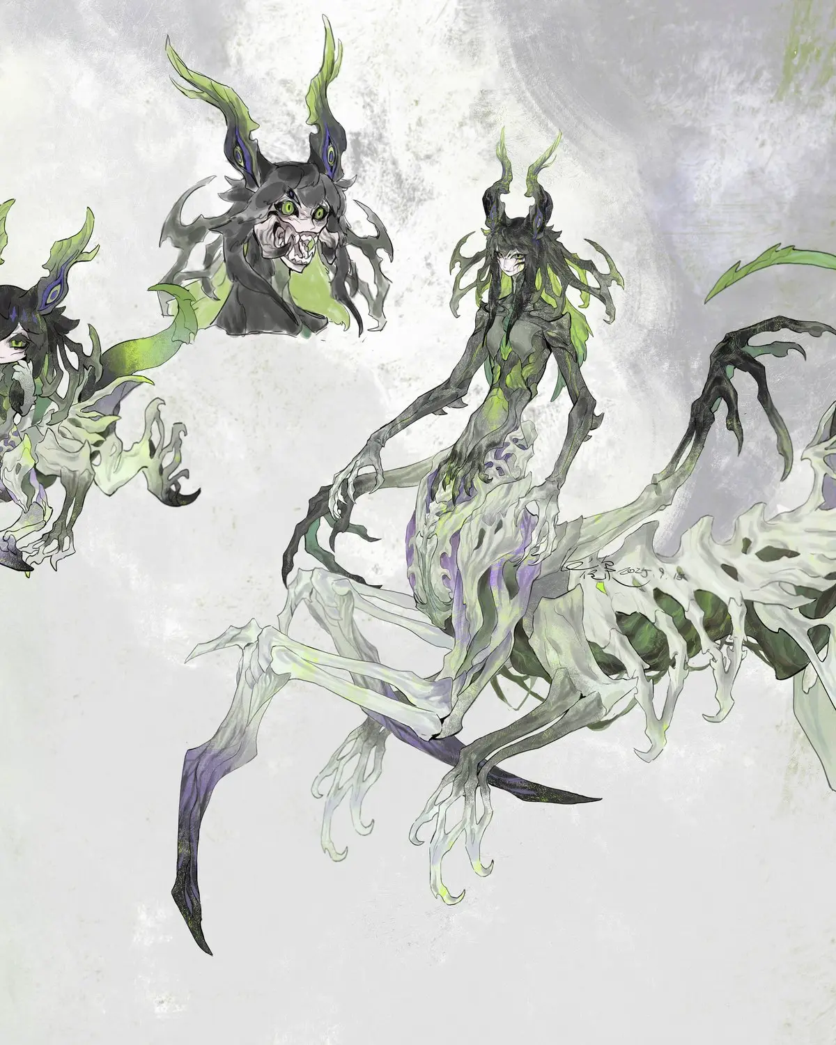白夜枭作品 · 青瘴 Miasma viride