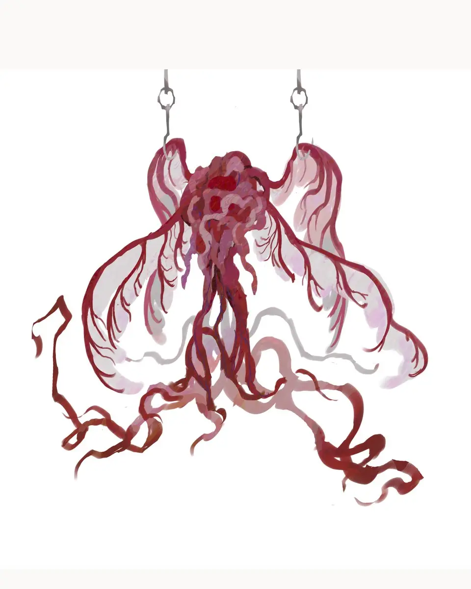 白夜枭作品 · 绛须悬魇 Cirrus purpureus（异骸百相）