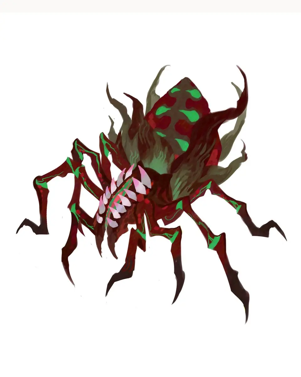 白夜枭作品 · 血甲螳祟 Mantis crustata（异骸百相）