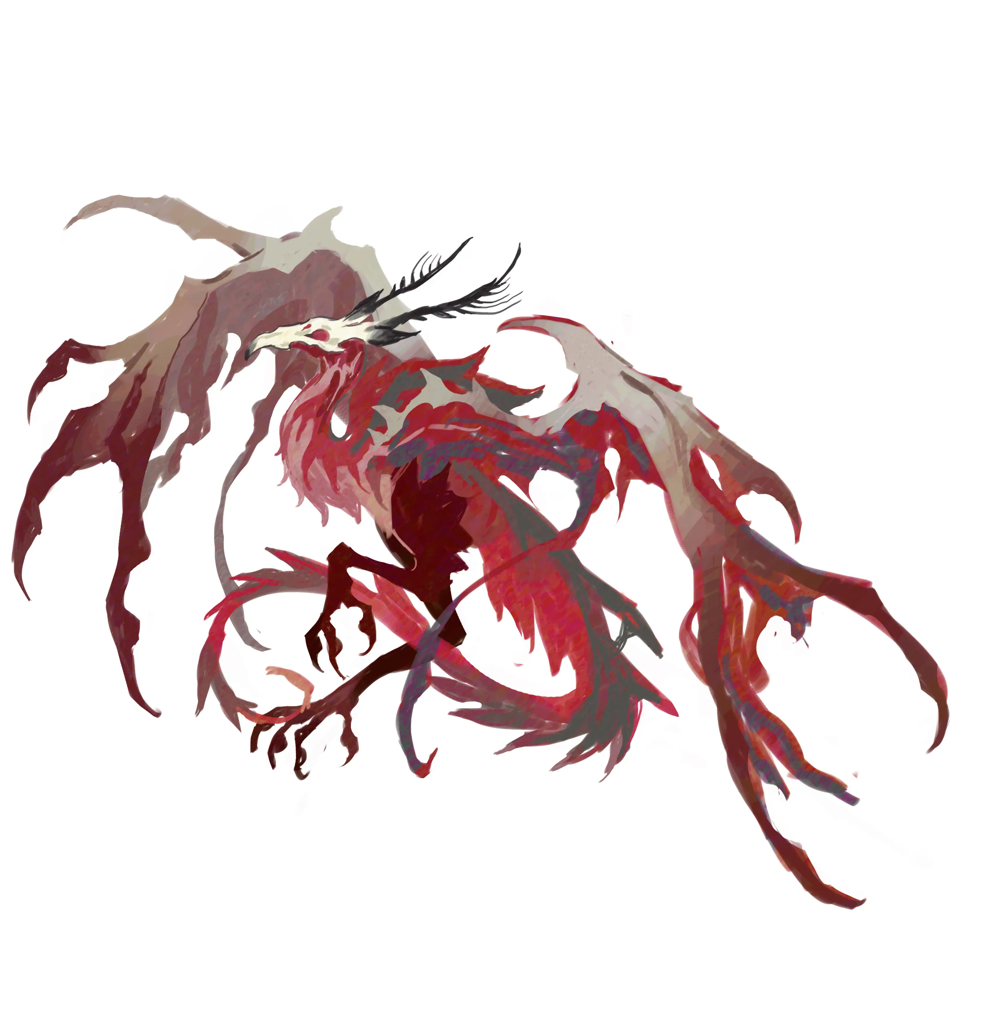 赤角枝魇 · Cornu rubriramus