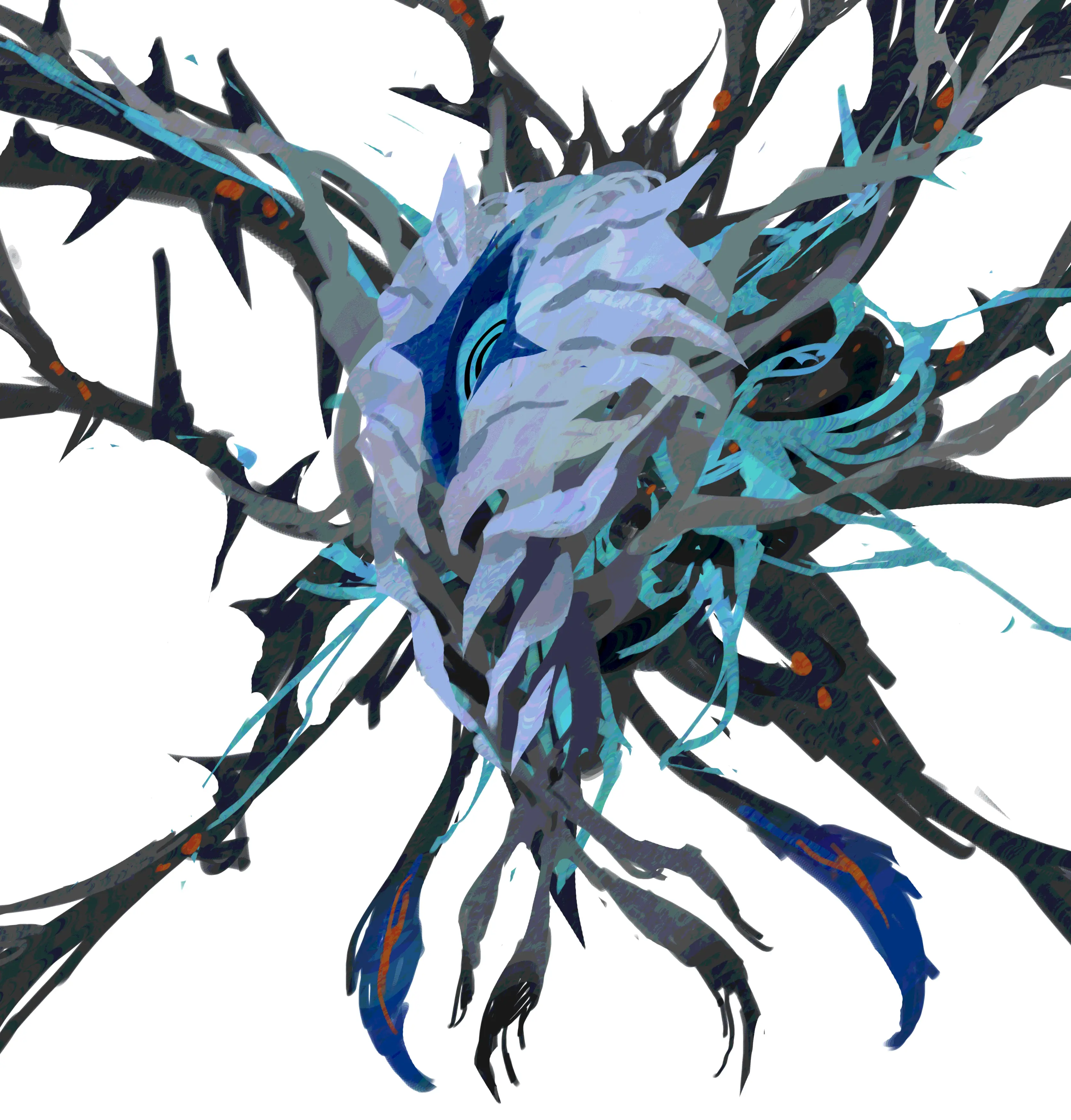 霜晶裂兽 · Bestia crystallina