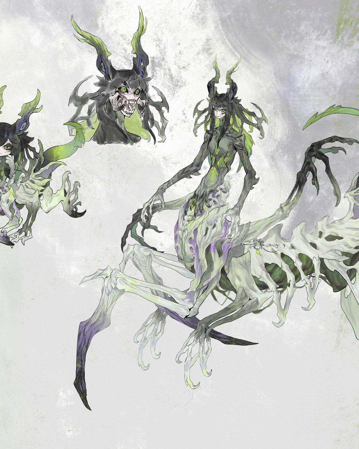 白夜枭作品 · 青瘴 Miasma viride